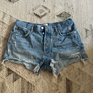 AGOLDE Parker jean shorts denim cut off size 30
